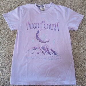 A Court of Thorns and Roses ACOTAR Purple Night court shirt-Small, New no tags